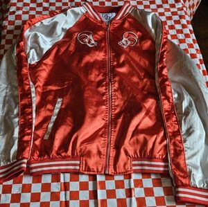 Liquor N Poker Red Boxing Jacket, size M